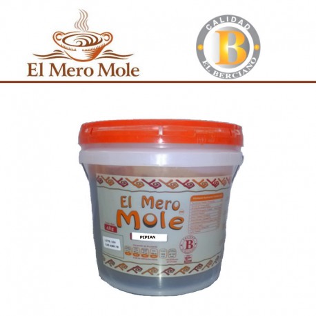 El Mero Mole Pipían cubeta de 4 kg.